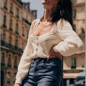 Sezane Moira Jumper Ecru